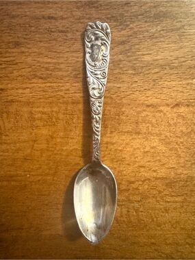 Vintage Rogers & Hamilton Monarch Silverplate 1889 Demitasse Spoon